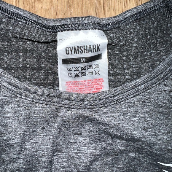 Gymshark vital seamless long sleeve cropped top - dark gray - Picture 3 of 4